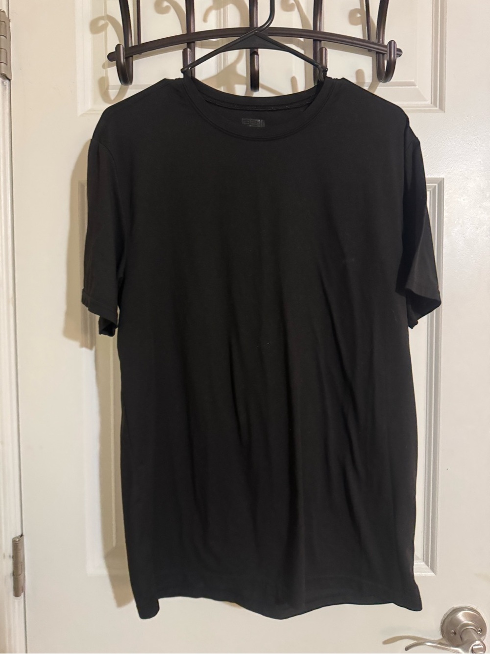 Essential Men's Short-Sleeve Crew Neck Tee - Black